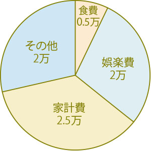 支出グラフ